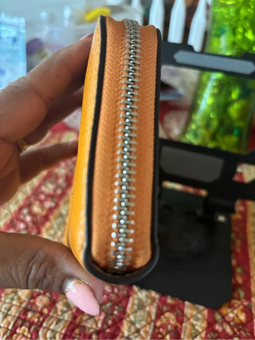 Coach pebbled leather